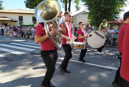 Pihalna godba 2019 Praznik terana in prsuta; Vir: Društvo Venček